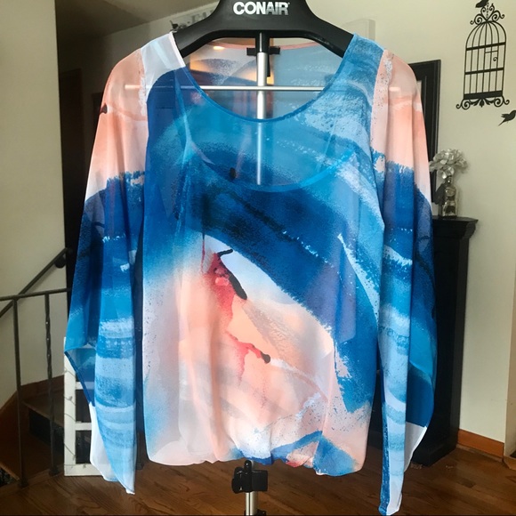 Alfani Tops - Alfani abstract print blouse
